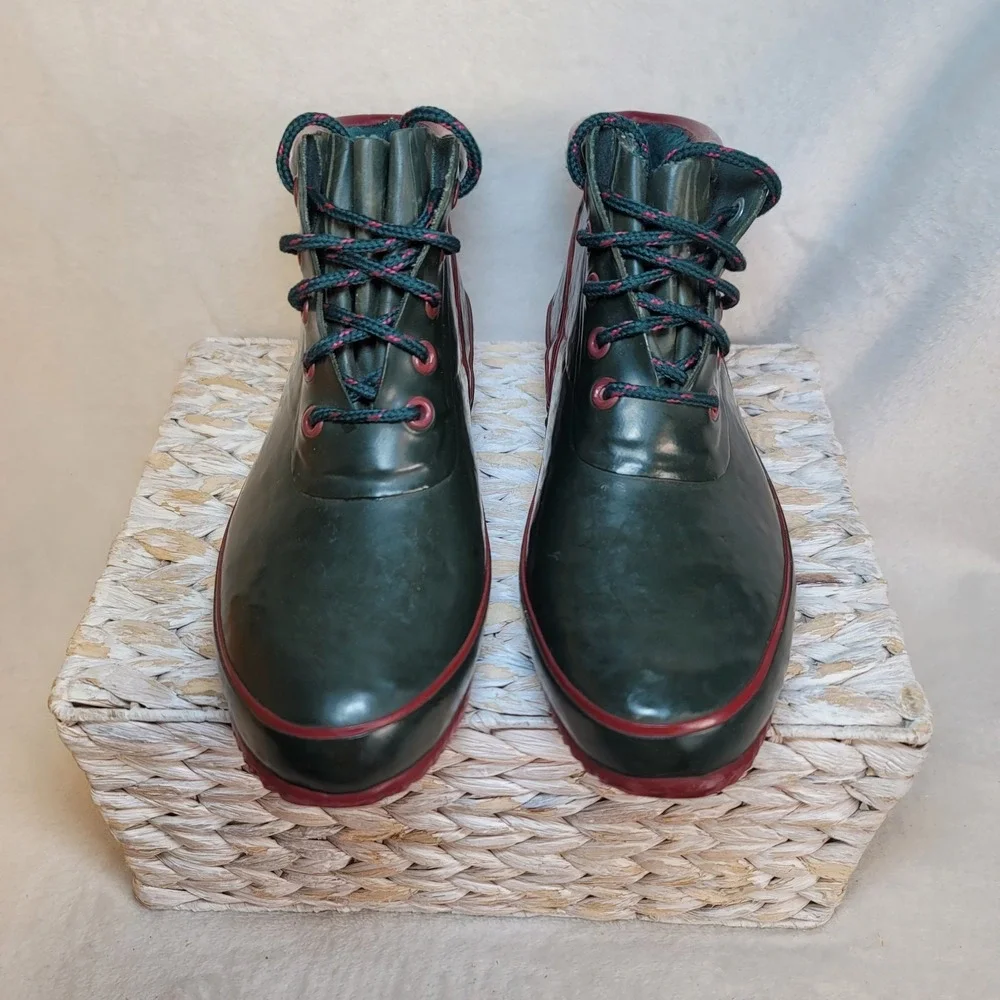 Sport Treds Ankle Boots‎ Rain Waterproof Thinsulate Nautical Insulation Womens 9